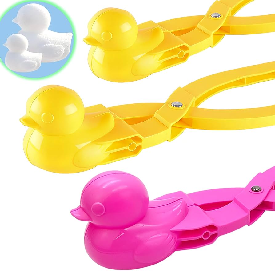 未使用　砂遊び　雪玉 製造機 スノーボールメーカー アヒル　3本セット Amazon | GOKEI 雪玉製造機 スノーボールメーカー 【L+S 3個